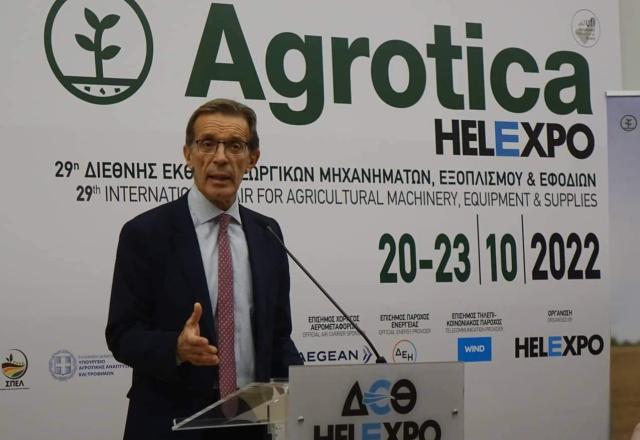 Γιορτή του πρωτογενούς τομέα η Agrotica Εγκαινιάστηκε απόψε η 29η διοργάνωση  από τον υπουργό Αγροτικής Ανάπτυξης και Τροφίμων,  κ. Γιώργο Γεωργαντά