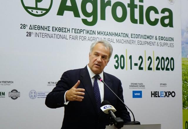 Εγκαινίασε την 28η Agrotica  ο υπουργός Αγροτικής Ανάπτυξης και Τροφίμων,  κ. Μάκης Βορίδης